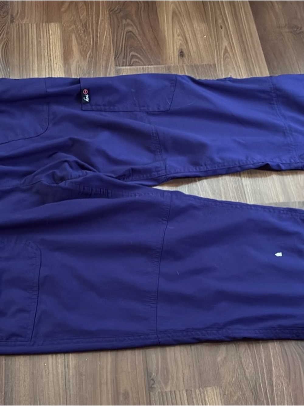 Women’s Straight-Leg Scrub Pants in Deep Purple - Unbranded